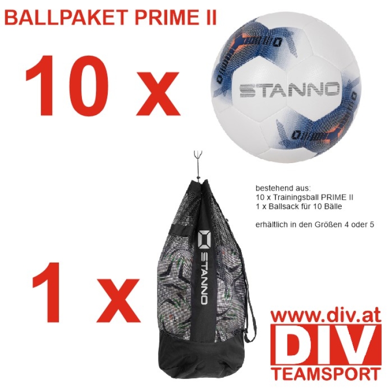 BALLPAKET Trainingsball PRIME II Größe 5 (486930-2700-05)